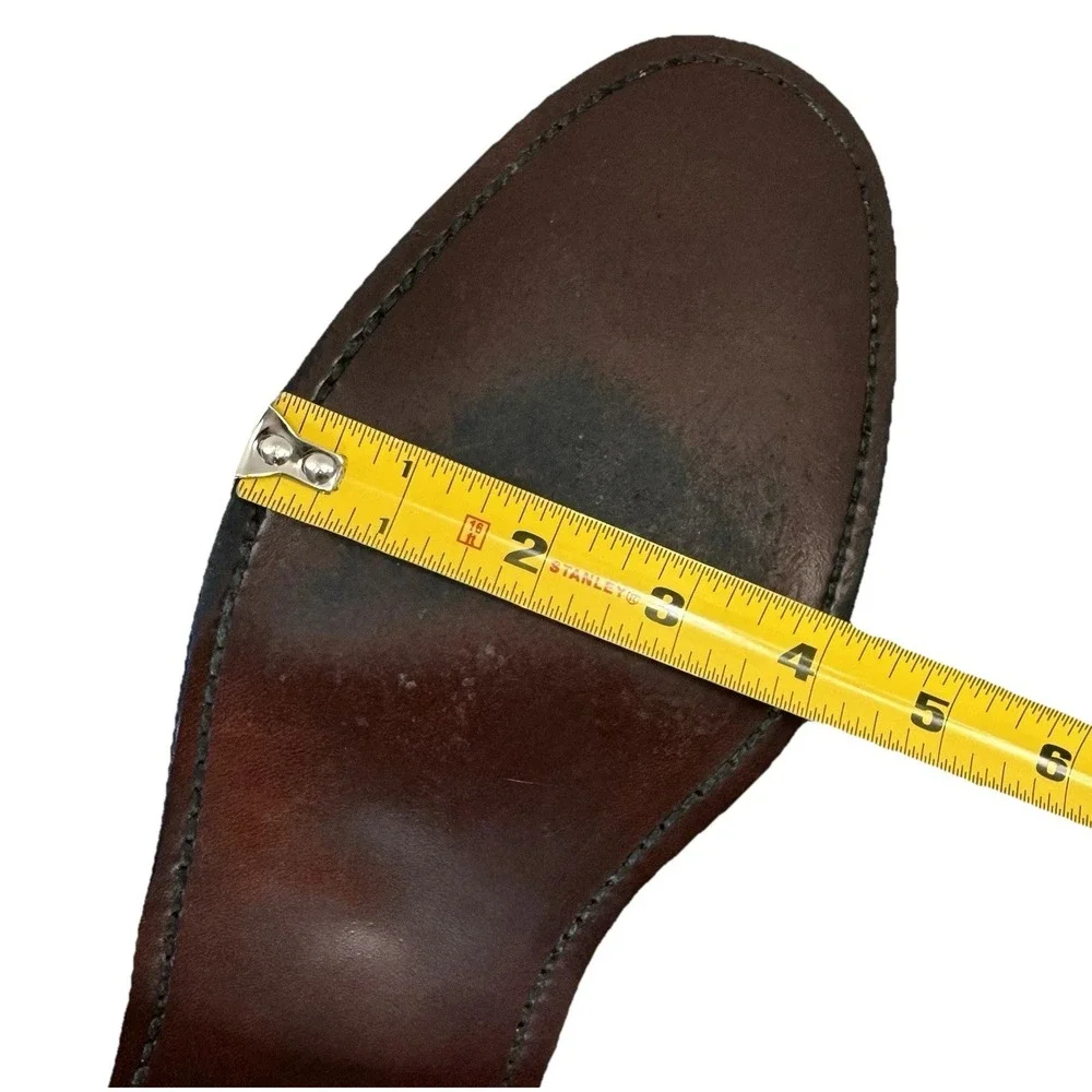 Vintage Guardsman Black Leather Derby Dress Shoes Mens 9.5 Classic Career Formal
